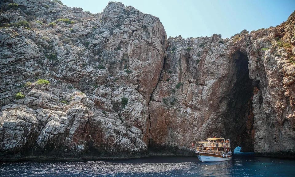 Alanya/Side City: Suluada, Bays Visit With Boat W/Lunch - Boarding the boat at Adrasan and cruising toward Suluada