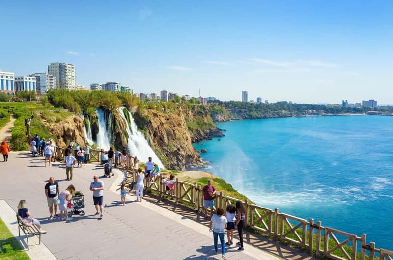 Antalya: Guided City Tour with Top 2 Waterfalls incl. Lunch - Lunch at Konyaaltı: Included Food, Separate Drinks, Realistic Portions