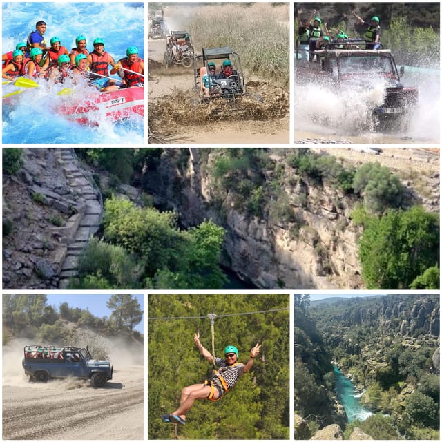 Antalya: Rafting Jeep Buggy&Quad Safari zipline canyon visit - Why This Antalya Rafting + Safari + Zipline Combo Works