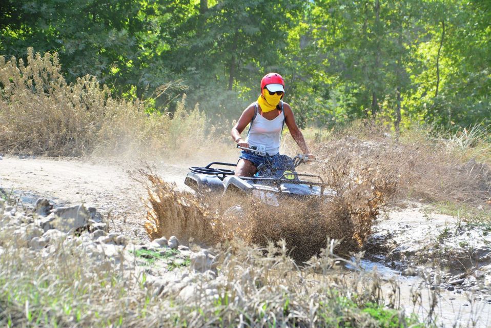 City of Side: Guided Quad Bike Riding Experience - What to bring for a dirty, wet, sun-baked ride