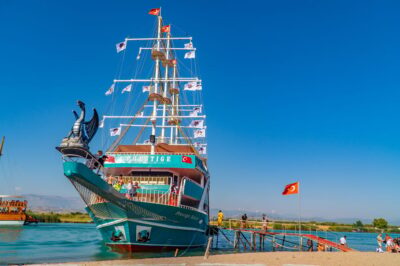 City of Side: Sightseeing Cruise w/ Swim Stops & Foam Party - Inside the Three-Floor Boat (Bars, Showers, and the Foam Party Zone)