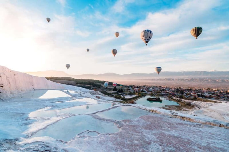 From Antalya: Pamukkale Hot Air Balloon Flight with Lunch - After landing: walking Pamukkale and Hierapolis like a pro