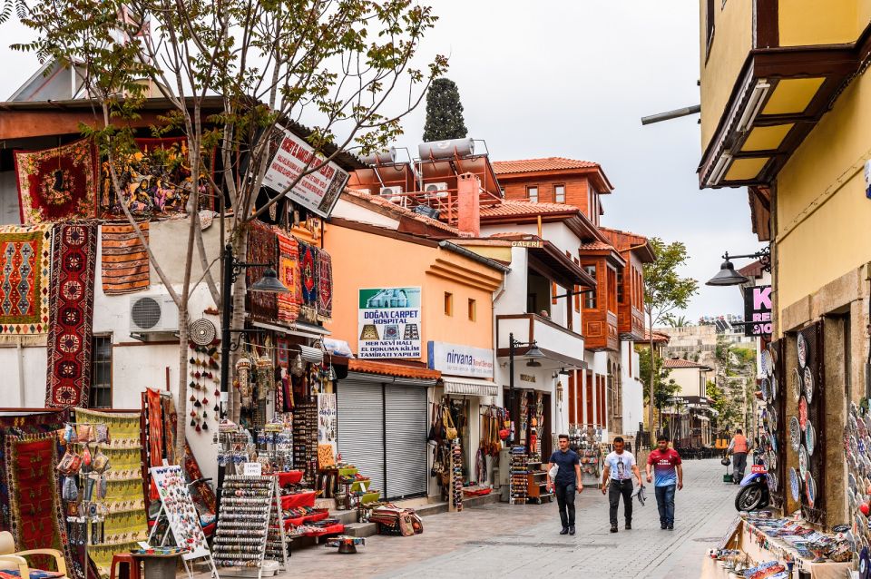 From Side: Antalya City Tour w/Boat Trip, Old Town&Waterfall - Lunch in Kaleiçi: Turkish comfort, small portions possible
