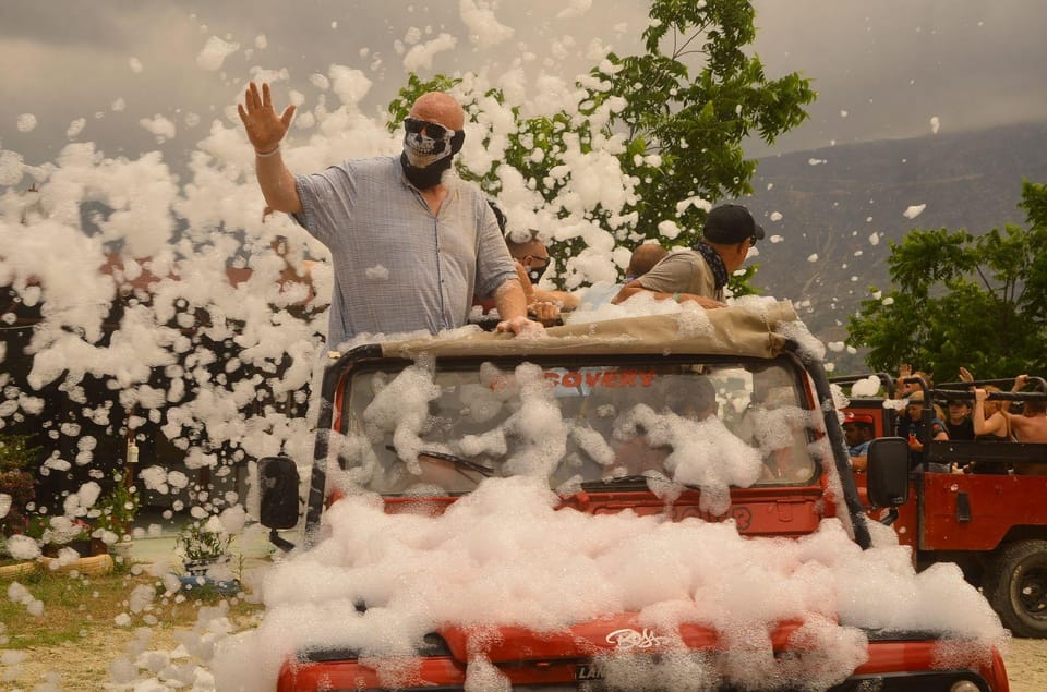 Jeep Safari-Lunch-Boat-Canyon-Waterfall-Foam,Water Party - Green Lake (Oymapınar): lunch by the water and off-road adventure