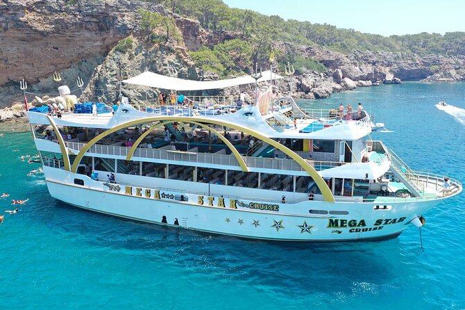 Kemer Mega Star Boat Trip With Hotel Transfer and Lunch - Key highlights at a glance