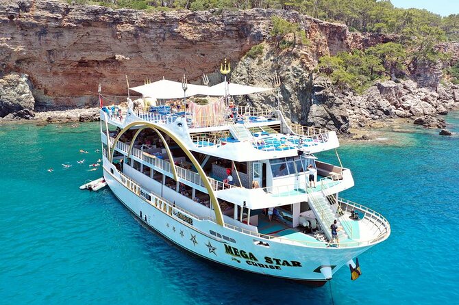 Kemer Mega Star Boat Trip With Hotel Transfer and Lunch - How the Mega Star trip works from Kemer