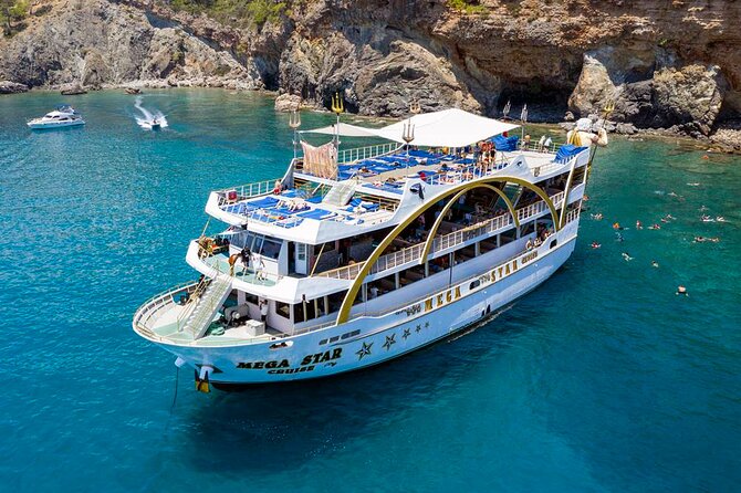 Kemer Mega Star Boat Trip With Hotel Transfer and Lunch - Stop 4: Paradise Bay near Tekirova (second swim, different mood)