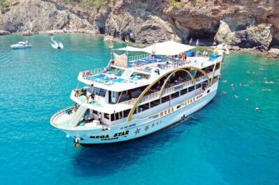 Kemer Mega Star Boat Trip With Hotel Transfer and Lunch - Stop 2: Kemer Marina and getting settled onboard